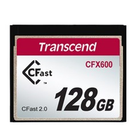트랜센드 Cfast 2.0 CFX600 CF메모리카드 TS128GCFX600, 128GB