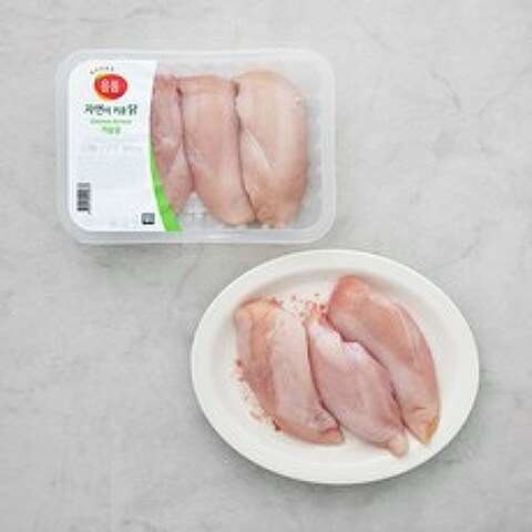 올품 무항생제 인증 자연이키운닭 가슴살 (냉장), 600g, 1팩