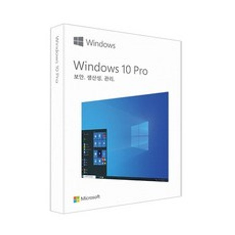 마이크로소프트 Windows 10 Pro 처음사용자용 소프트웨어 FPP