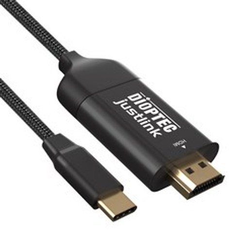 저스트링크 USB3.1 TYPE C to HDMI 케이블 2m, JUSTLINK CTH02