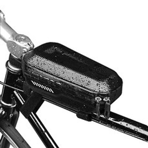 삼에스 킹썰 하드시리즈 자전거 프레임가방 일반형, 블랙, 1개