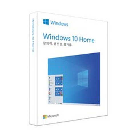 마이크로소프트 Windows 10 Home FPP RS3, 1개