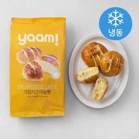 얌 크림치즈 마늘빵 (냉동), 116g, 6개