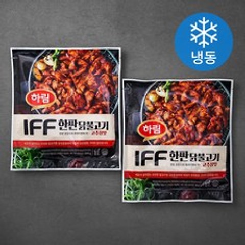 하림 IFF 한판 닭불고기 고추장맛 (냉동), 300g, 2개