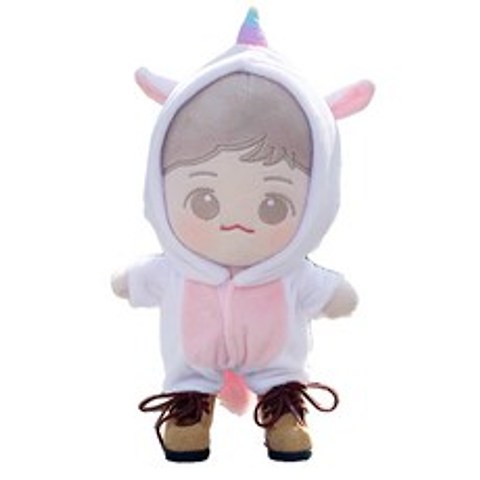 레드포션 아이돌 인형 동물옷 20cm, 아장아장 하얀유니콘