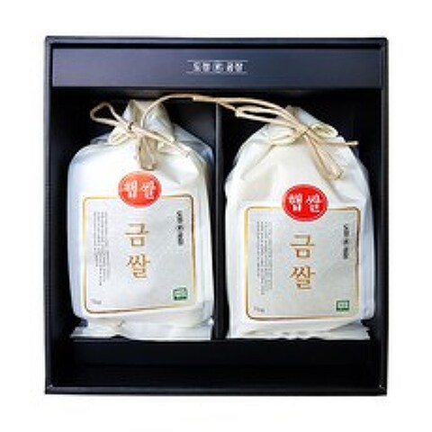 도정공장 유기농 금쌀 선물세트, 2개