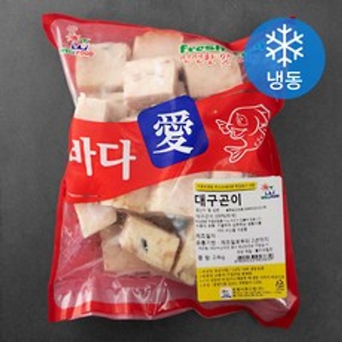 현이푸드빌 대구곤이 (냉동), 2.4kg, 1봉