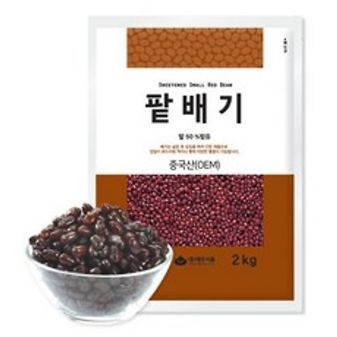 대두식품 팥배기, 2kg, 1개