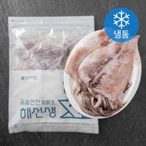 포항시인증 한번얼린 손질오징어 국산비축품 (냉동), 1kg, 1개