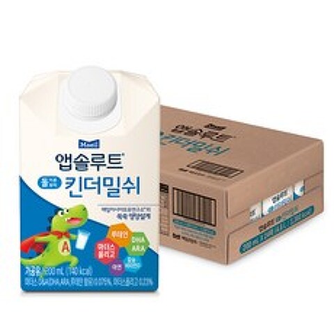 앱솔루트 킨더밀쉬 200ml, 우유맛, 24개