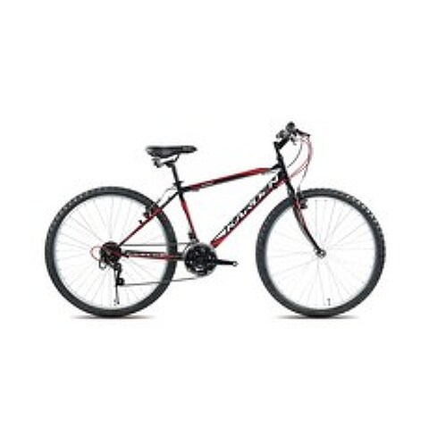 지오닉스 2021년형 카르덴26GS 썬런 21단 브이 브레이크 MTB 자전거, 블랙 + 레드, 175cm