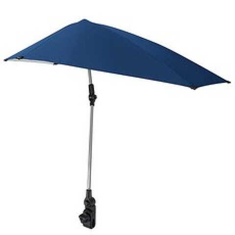 Lixada 휴대용 접는 차양 비치 의자 우산 파라솔, 푸른