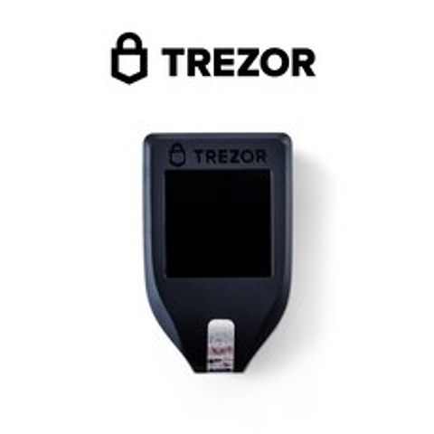 TREZOR공식수입원 (하드웨어웰렛) 신제품 Model T 국내배송 한글메뉴얼 증정, 블랙(Black), TREZOR Model T