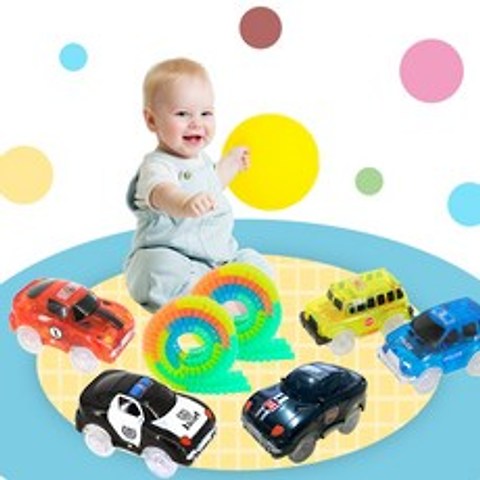 마법의 트랙 자동차 LED 라이트 전자 자동차 트랙 장난감 자동차 부품 자동차 레일 레이스 트랙 소년을위한 어린이 장난감 생일 선물|car track|race trackcar track toy, 240pcs Tracks(A29)