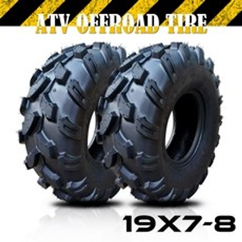 타이어 19x7-8 사륜오토바이 사륜바이크 농업용운반차 ATV/UTV 전용 타이어 (개당)