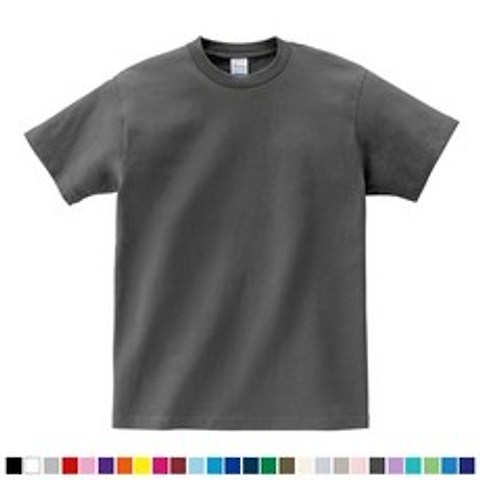 티데일리 남녀공용 베이직 라운드 17수 반팔 티셔츠