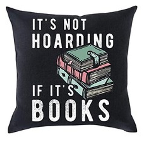 Funny funny book decoration pattern not reading to read books Gift holiday linen threw pillow Cover cushion case holiday decoration 18x18inch gift, 본상품