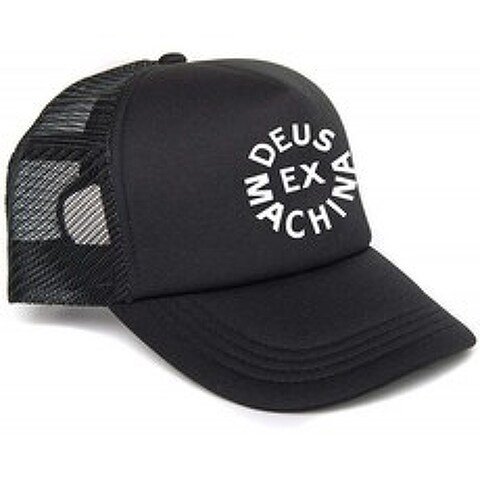 영국직수입 Deus Ex Machina Circle Logo Trucker Black
