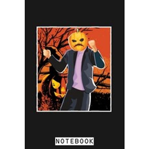 (영문도서) Pumpkin Mask Halloween Trick Or Treat Horror Gift Notebook: Planner Diary 6x9 120 Pages Jo... Paperback, Independently Published, English, 9798724630320