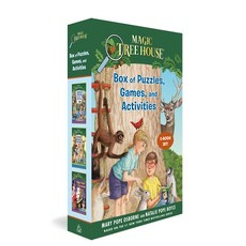 (영문도서) The Magic Tree House Box of Puzzles Games and Activities Paperback, Random House Books for Young Readers