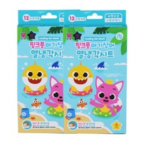 핑크퐁 열냉각시트 어린이용 (국내산/6매x2개)