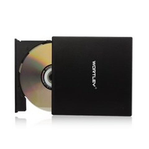 디비디플레이어 노트북씨디롬 외장 CD시디 DVD 드라이브 레코더 데스크톱 휴대용 USB, 블랙