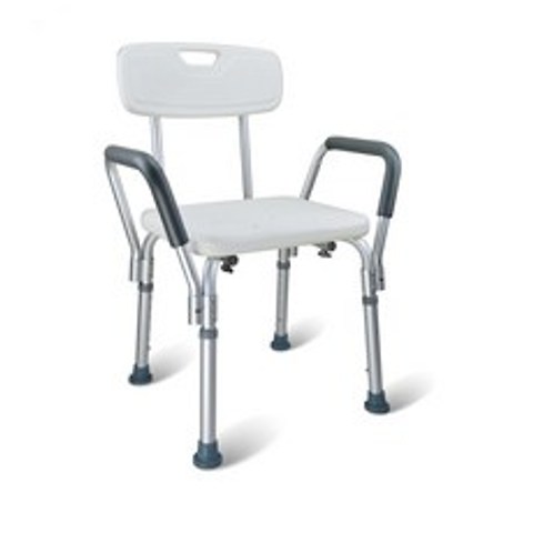 뉴월코 환자용 목욕의자 노인용 미끄럼방지 등받이 6단높이조절 장애인 샤워의자, 1개, 환자용목욕의자