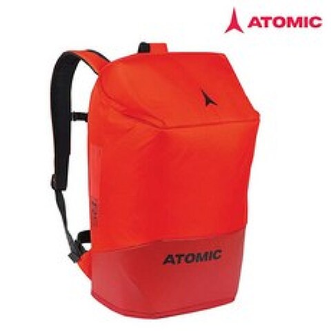 아토믹 50L 부츠 헬멧 백팩 스키가방, 색상:레드