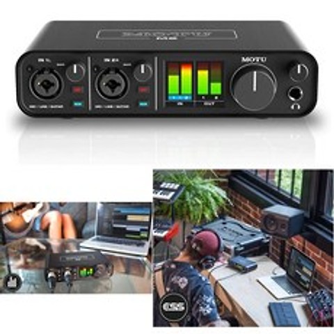 MOTU 모투 M2 2x2 USB-C 오디오 인터페이스/7월말 재입고예정/고품질/인기/관부가세포함/M2 2x2 USB-C Audio Interface