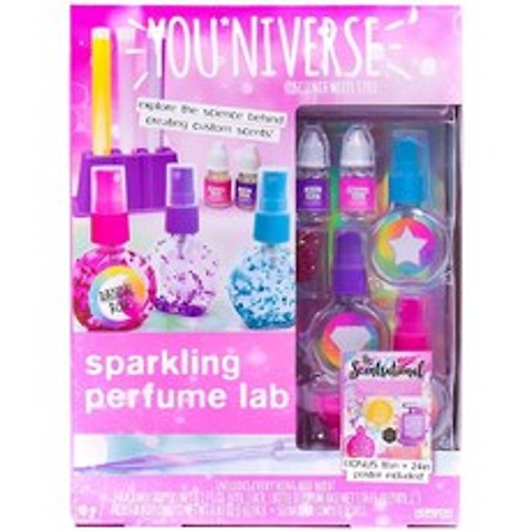 Younivers가 Horizon Group USA Girl STEM Science Perfume 만들기 키트 핑크 티알 & 퍼플에 의해 자신만의 스파클링, 1, 단일옵션