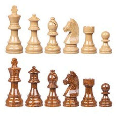 보드게임 생일선물추천 큰 Staunton 체스 조각 나무 가중치 레트로 클래식 체스 피규어 프로 토너먼트 왕과 여왕 Ajedrez 체스 폰, 목조 체스 조각