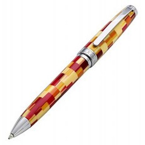 Xezo Urbanite Red Retro-Style Serialized Medium Ballpoint Pen (Urbanite Red B). 둘 다 똑같지 않음, 단일옵션