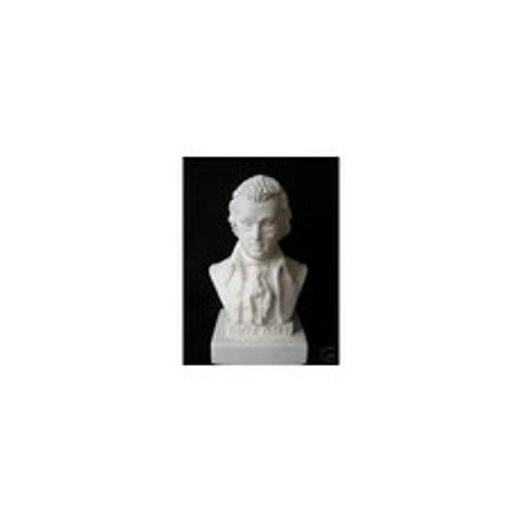 Wolfgang Amadeus Mozart Statuette Bust Figuithine 5 High, 본상품