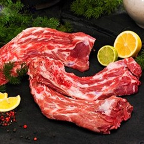 우리축산 수입 캐나다 (메이플) 돼지 목뼈 1kg