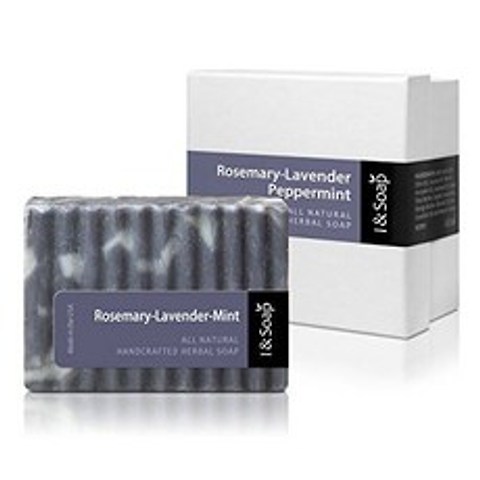 I & SOAP Rosemary-Lavender-Mint Soap - Handcrafted Herbal So/9995296, 상세내용참조