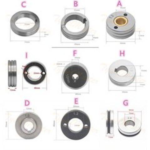 Rolos do alimentador do fio para o mig mag máquina de alimentação submersa do fio da soldadura