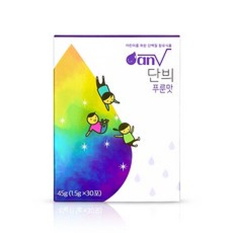 스윗레인 단븨 키즈단백질 어린이영양제, 푸룬맛 30포