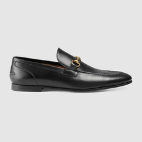 구찌 Jordaan leather loafer 406994 BLM00 1000