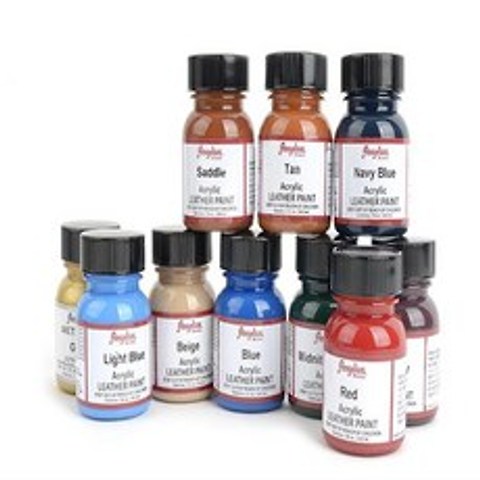 엔젤러스 [엔젤러스] 아크릴 Leather Paint 레더페인트 84color-용량1oz, #184 AutumnRed