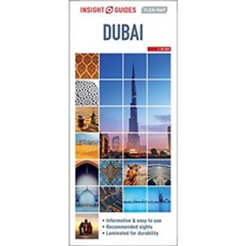 Insight Guides Flexi Map Dubai (Insight Maps) (Insight Flexi Maps), 단일옵션