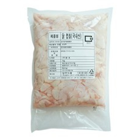 모디바 국내산 냉동 닭스킨 튀김용 닭껍질, 1, 국내산 닭껍질 튀김용 1kg