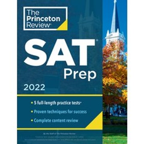 Princeton Review SAT Prep 2022: 6 Practice Tests + Review & Techniques + Online Tools Paperback, English, 9780525570455