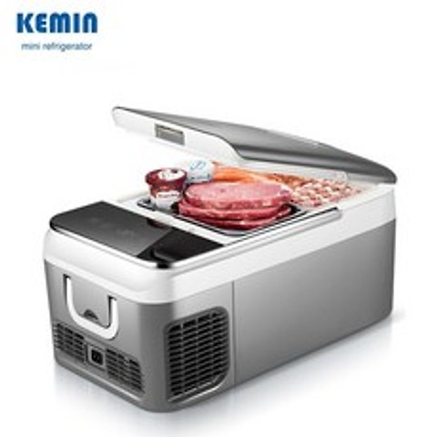 KEMIN 가정용 차량용 미니 냉장고 냉동고 18L 26L, 26L(그레이/차량가정용)