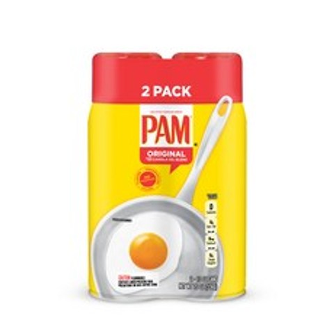 PAM 팸 오리지널 쿠킹 오일 스프레이 2팩 세트, 2개입