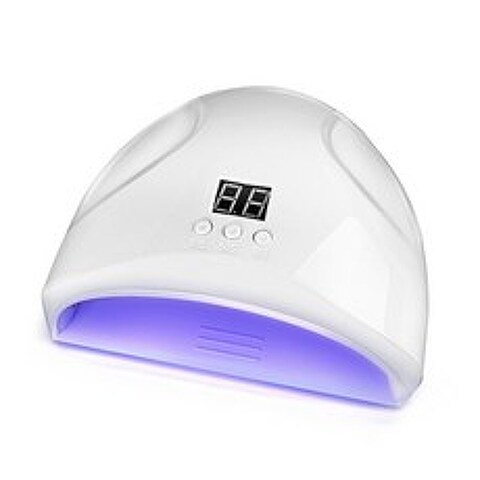 젤네일굽는기계 네일아트 젤램프 18W LED UV 18 LED 미니 USB 액체 센서, 하얀