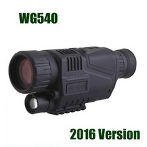 Wildgameplus Monocular Digital de visión nocturna 5X40 con tarjeta TF de 8G cámara de visión nocturn, WG540, 페 데라 시온 루사