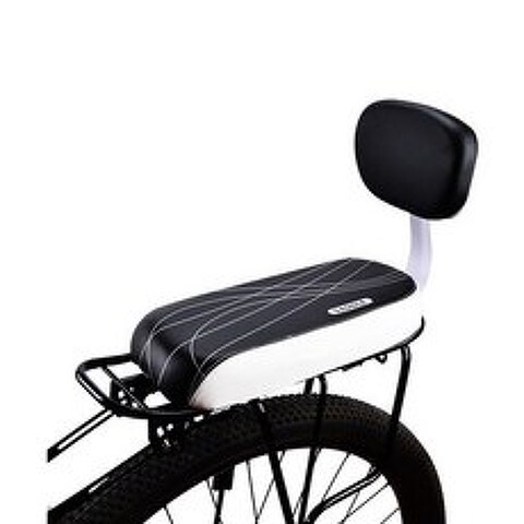 자전거 짐받이안장(블랙) 등받이 뒷좌석안장