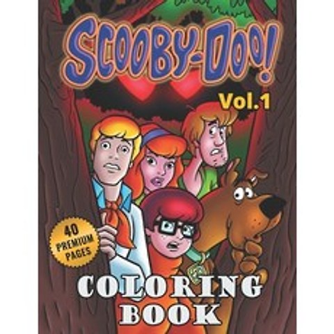 (영문도서) Scooby Doo Coloring Book Vol1: Great Coloring Book for Kids and Fans - 40 High Quality Images. Paperback, Independently Published