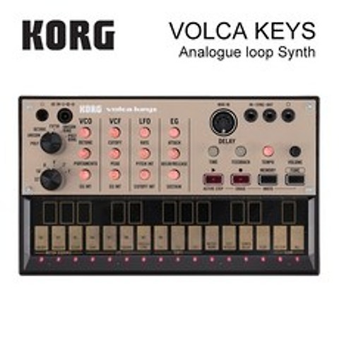 Korg Volca Keys Analog Synthesizer Polyphonic Analog Sound Engine and Loop Sequencer Introductory Sy, 볼카 키