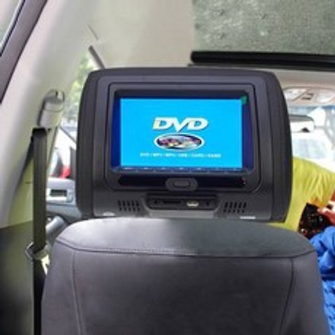 7 인치 HD LCD 디스플레이 스크린 자동차 헤드레스트 모니터 DVD 비디오 플?, 상세내용참조